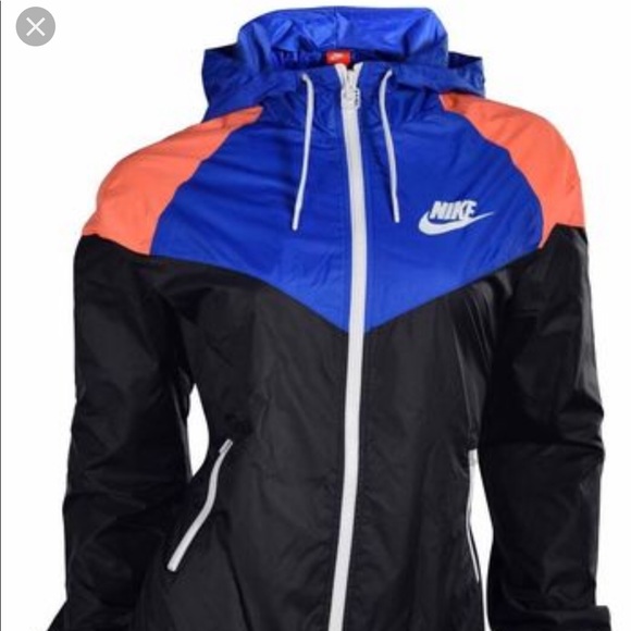 nike blue and orange jacket